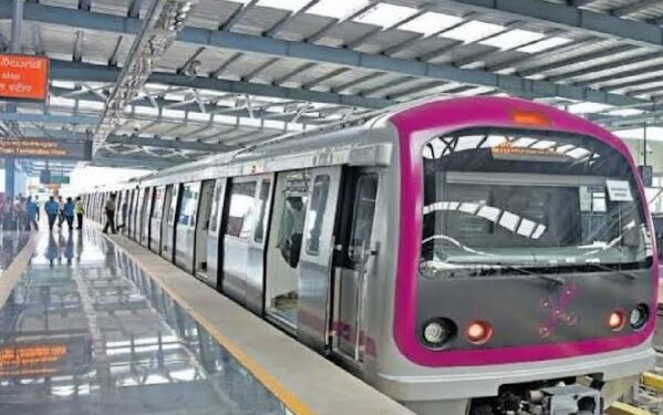 ನಮ್ಮ ಮೆಟ್ರೊ ರೈಲಿನ ಸಾಂದರ್ಭಿಕ ಚಿತ್ರ