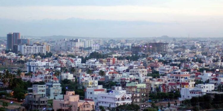 ಬೆಂಗಳೂರಿನ ಪಕ್ಷಿನೋಟ ಸಾಂದರ್ಭಿಕ ಚಿತ್ರ