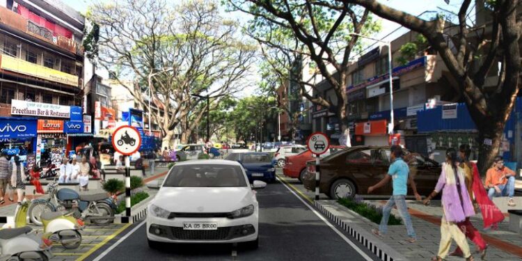 ಗಾಂಧಿ ಬಜಾರ್ ಮರು ವಿನ್ಯಾಸಗೊಳ್ಳುವ ಗ್ರಾಫಿಕ್ ಚಿತ್ರ