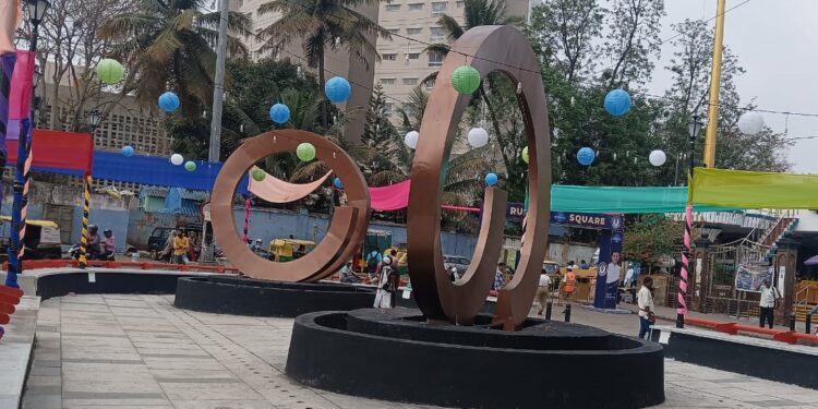 ನವೀಕೃತಗೊಂಡಿರುವ ಚಾಂದಿನಿ ಚೌಕದ ಸ್ಥಳದ ಚಿತ್ರ