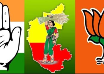 ಕರ್ನಾಟಕದ ಪ್ರಮುಖ ಪಕ್ಷಗಳ ಚಿಹ್ನೆಗಳು (ಸಾಂದರ್ಭಿಕ ಚಿತ್ರ)