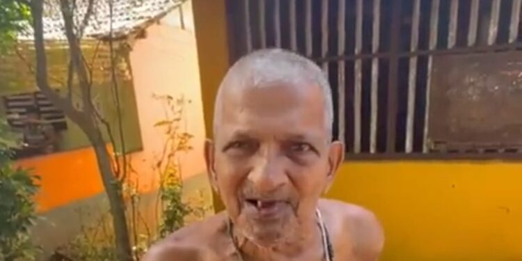 101 ಕೋಟಿ ರೂ. ಮೌಲ್ಯದ 3 ಕಂಪನಿಗಳ ಷೇರುಗಳನ್ನು ಹೊಂದಿದ್ದಾರೆ ಎನ್ನಲಾದ ಹಿರಿಯ ನಾಗರೀಕನ ಚಿತ್ರ.