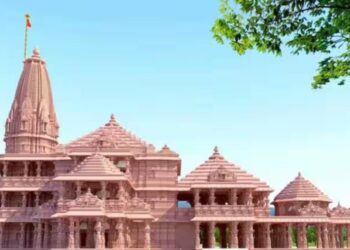 ಅಯೋಧ್ಯೆಯ ಶ್ರೀ ರಾಮ ಮಂದಿರ ದೇವಸ್ಥಾನದ ಸಾಂದರ್ಭಿಕ ಚಿತ್ರ.