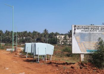 ಬಿಡಿಎ ನರ್ಮಾಣ ಮಾಡುತ್ತಿರುವ ನಾಡಪ್ರಭು ಕೆಂಪೇಗೌಡ ಬಡಾವಣೆಯ ಒಂದು ನೋಟ. (ಸಾಂದರ್ಭಿಕ ಚಿತ್ರ)