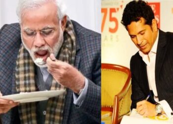 Narendra Modi And Sachin Tendulkar