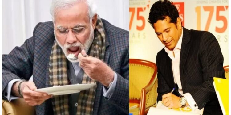 Narendra Modi And Sachin Tendulkar