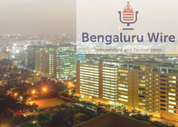 Bangalore Night Bird View